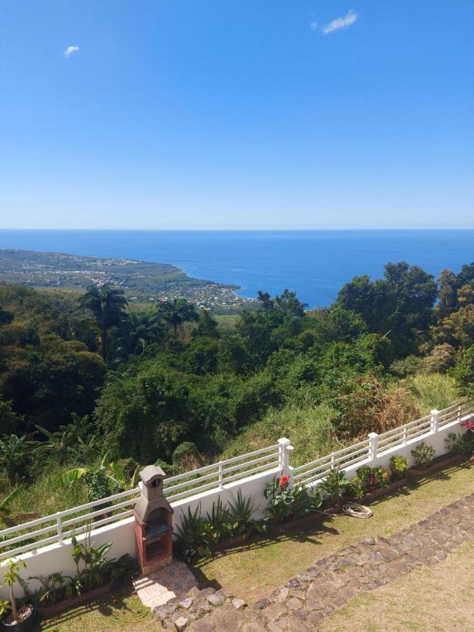 Belavue & Spa Prive, Avec Vue Panoramique Sur Mer, Jardin Creole Paysager, Jacuzzi Prive Bouillante Bagian luar foto