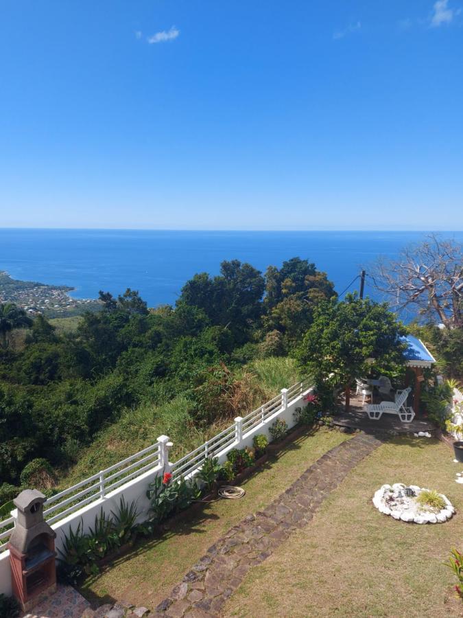 Belavue & Spa Prive, Avec Vue Panoramique Sur Mer, Jardin Creole Paysager, Jacuzzi Prive Bouillante Bagian luar foto