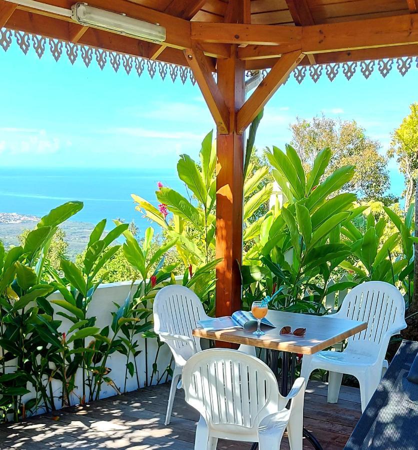 Belavue & Spa Prive, Avec Vue Panoramique Sur Mer, Jardin Creole Paysager, Jacuzzi Prive Bouillante Bagian luar foto